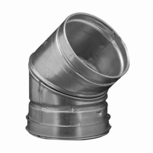 hart & cooley by duravent elbow adj 10 in 45 deg galv stl. image 1