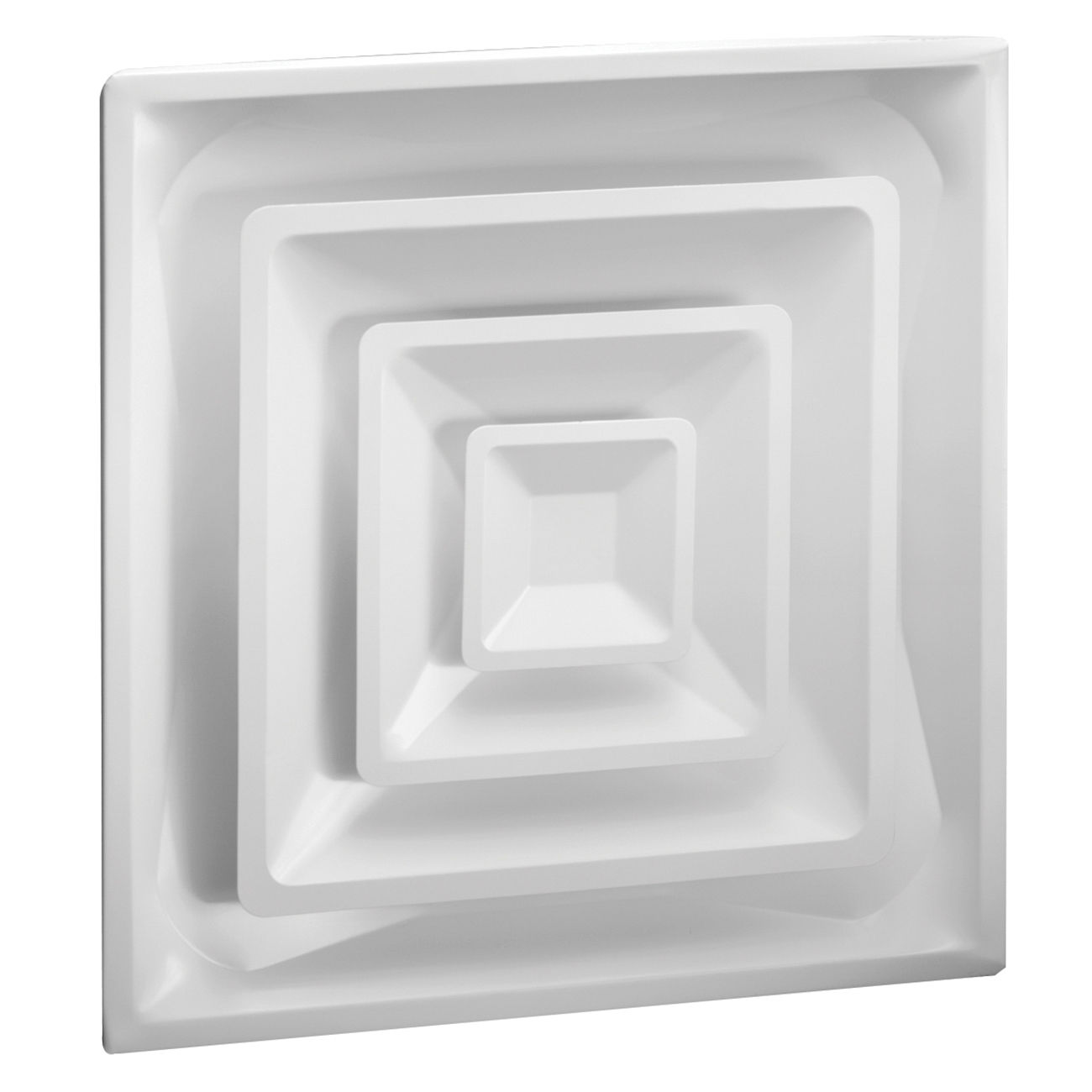 hart &amp; cooley by duravent diffuser sply vol high sq stl dom 360deg. image 1