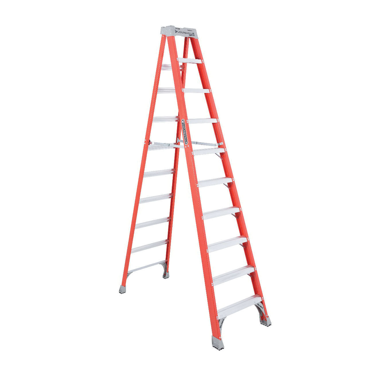 louisville ladder stp 10ft 300lb typ ia fbrgls 65in. image 1