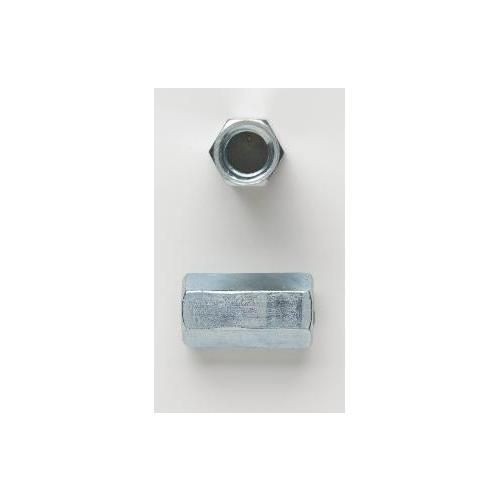 peco nut coupling rod hex imprl 1/2-13 stl. image 1