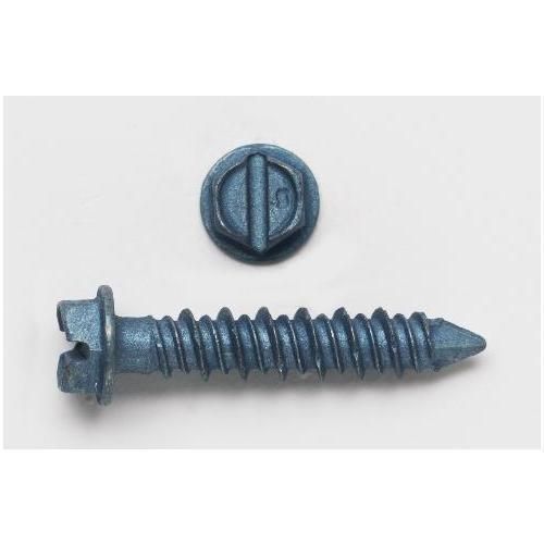 peco fasteners screw msnry 1/4in 1-1/4in hex stl