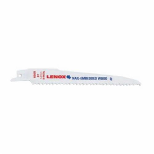 lenox blade reciprocating saw 6in 3/4in 6tpi. image 1