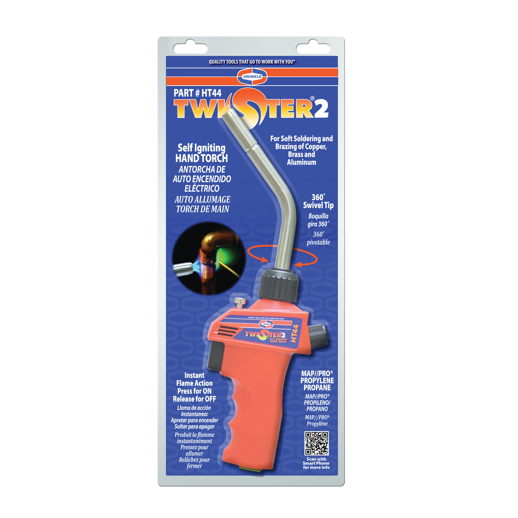 uniweld torch hnd map//pro or lp gry. image 1