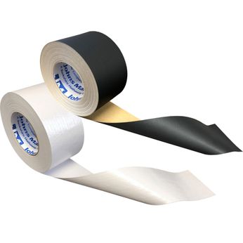 Johns Manville 3.77" x 50yd Black PSK Seaming Tape Exact Tape Match for JM Black PSK Duct Wrap, 12/case