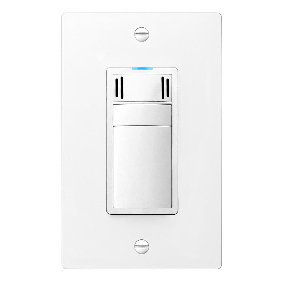 WhisperControl® Condensation Sensor Plus - On/Off Fan Control, White