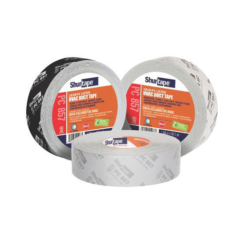 Shurtape 2" Black Metalized Cloth Tape, 24 rolls/case