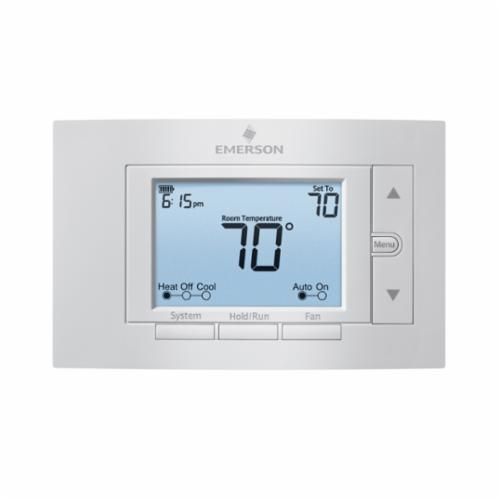 White-Rodgers 5" Display Universal 7-Day Programmable Thermostat, 4 Heat/2 Cool