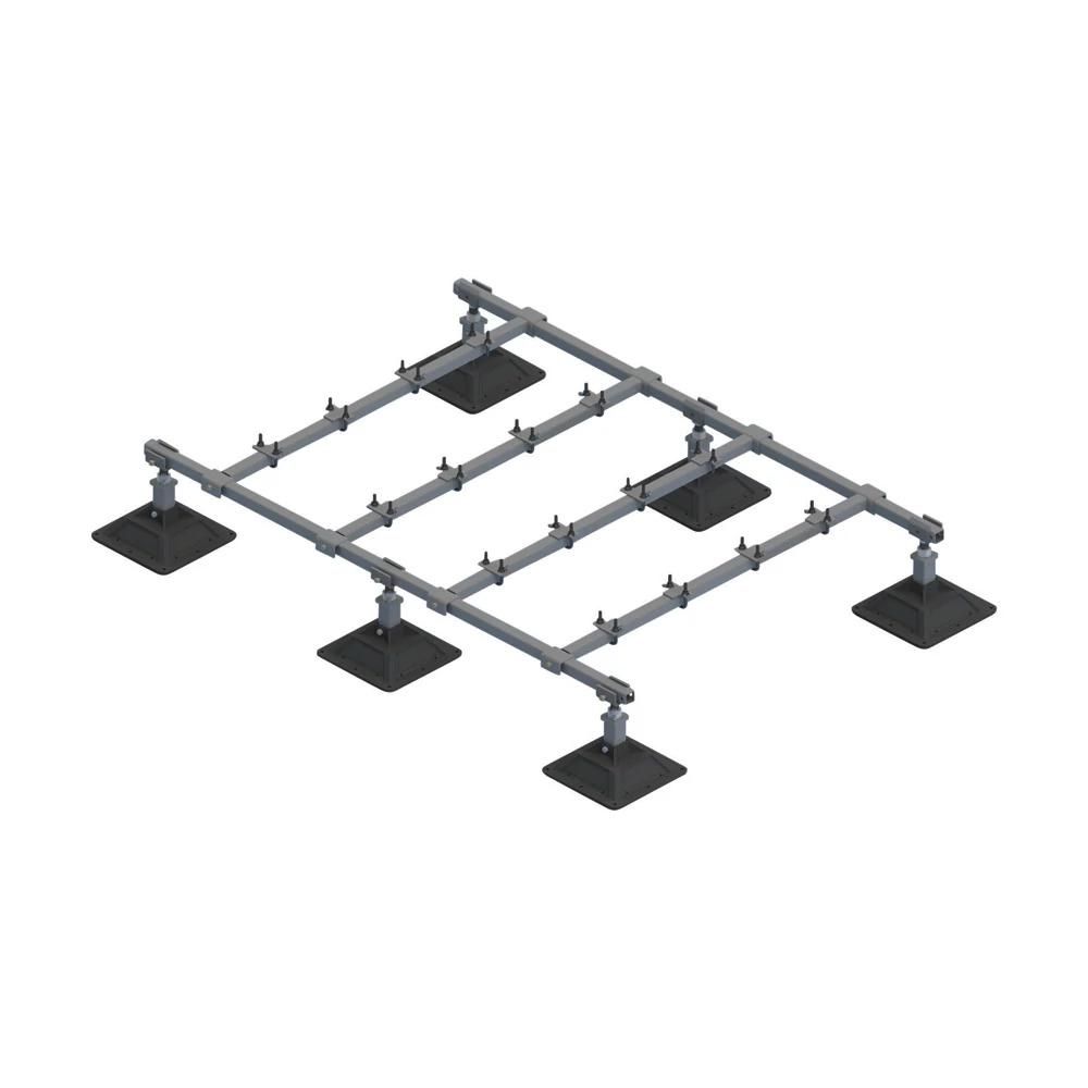 Rooftop Pyramid Equipment Support Kit/Caddy, 6 Post Base