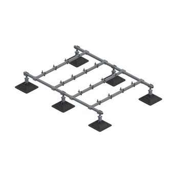 Rooftop Pyramid Equipment Support Kit/Caddy, 6 Post Base