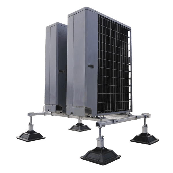 Rooftop Pyramid Equipment Support Kit/Caddy, 4 Post Base