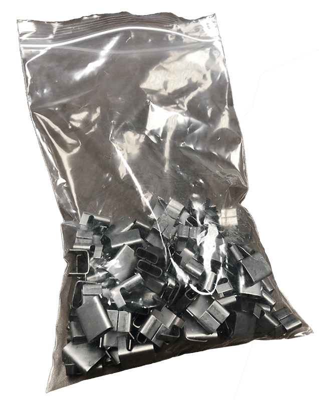 Fire Wrap 1/2" SS Wing Seals [100/Bag]