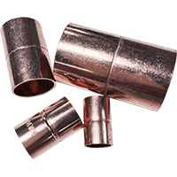 Copper Coupling 1/4" OD