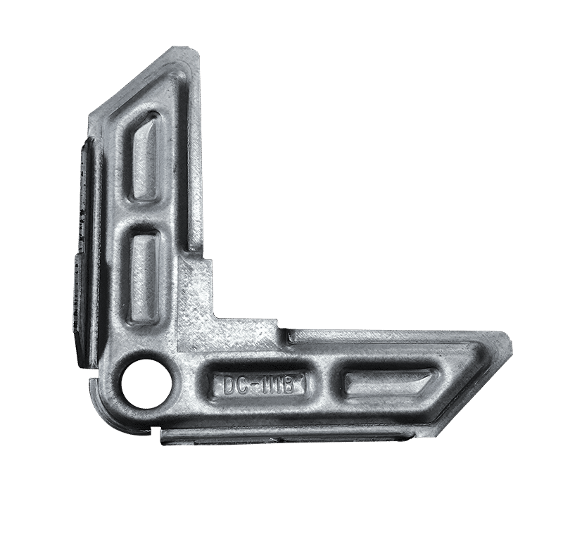 Ductmate DC3B Corner, 16 Ga, Round Hole, with Clip 250/Box