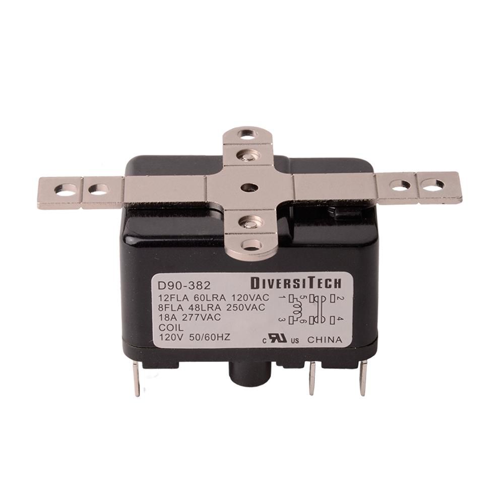 diversitech relay 18a no-nc spst 120vac 50/60hz surf