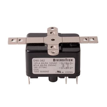 DiversiTech RELAY 18A NO-NC SPST 120VAC 50/60HZ SURF