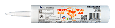 Hardcast DS-321 Waterbased Fibered Duct Sealant Gray 11oz Cartridge 25/Case