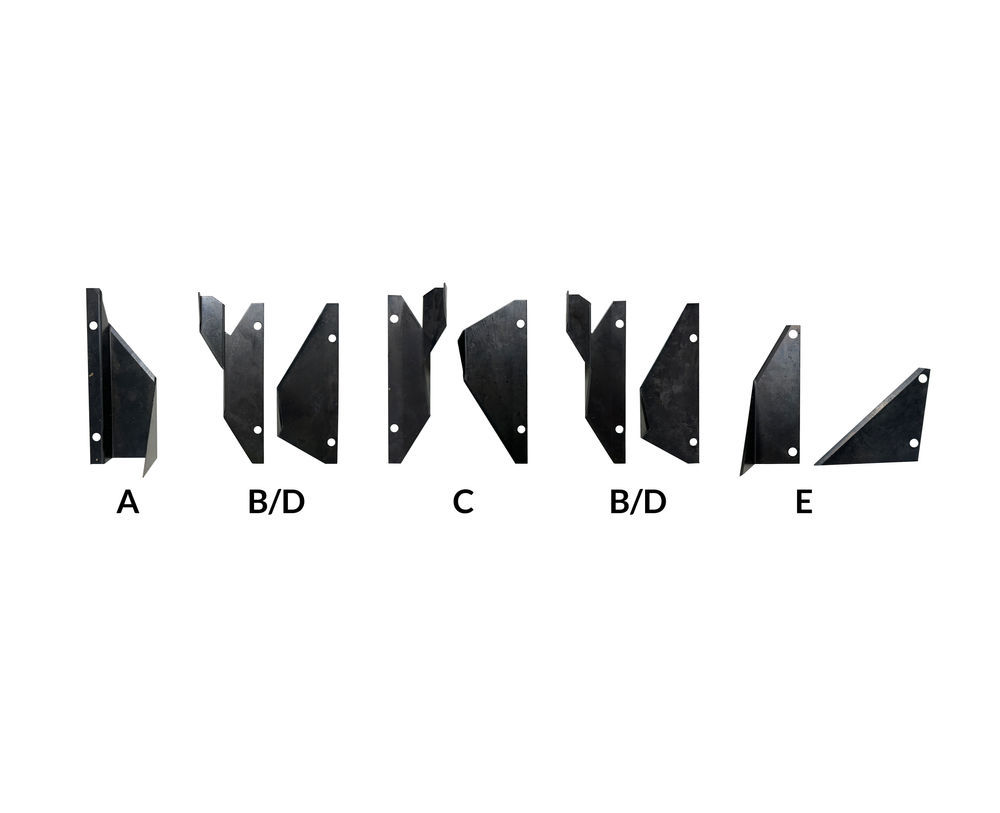 1" Replacement Blades A,B,C,D,E for SG220