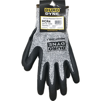 Duro Dyne Hi-Cut Resistant Cut 4 Glove, Large