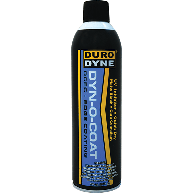 Duro Dyne Dyn-O-Coat 14oz Edge Coating Spray Black 12 Cans/Case