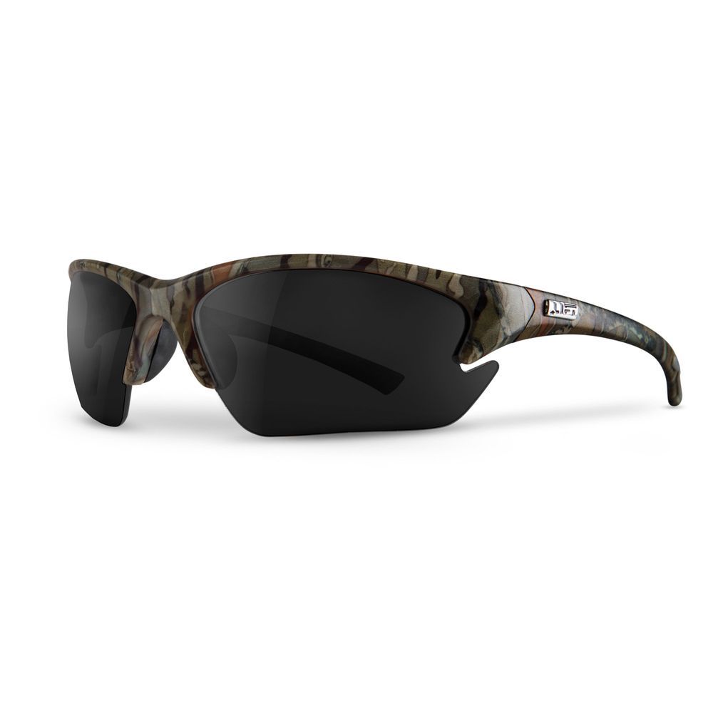 QUEST Safety Glasses, Camo/Smoke