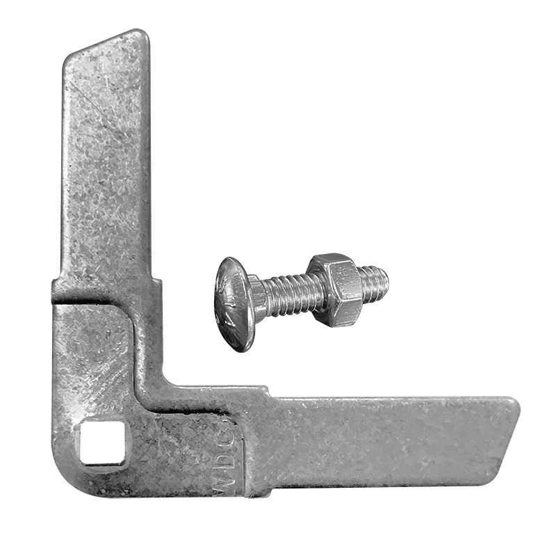 Ductmate H Corner with 1/4" Square Bolt and Nut 250/Box