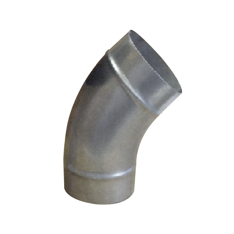 8" 22 Ga 45-Degree Die Stamped Elbow