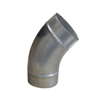 4" 24 Ga 45-Degree die stamped Elbow
