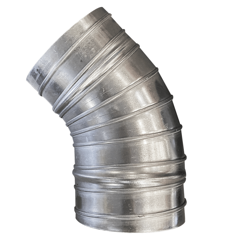 16" Short Radius x 1 Spiral Elbow