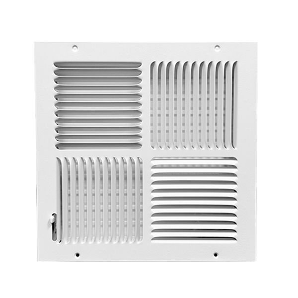#104MW 12 x 12 4-Way Stamped Sidewall Supply