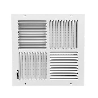 #104MW 12 x 12 4-Way Stamped Sidewall Supply