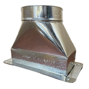 4 x 10 x 5 Straight Boot with Flange