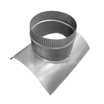 #824 4" 26 Ga 90-Degree Saddle Branch for ___Pipe