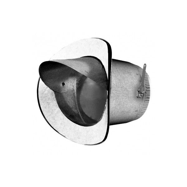 10" Air-Tite Take-off Collar with Scoop & Damper