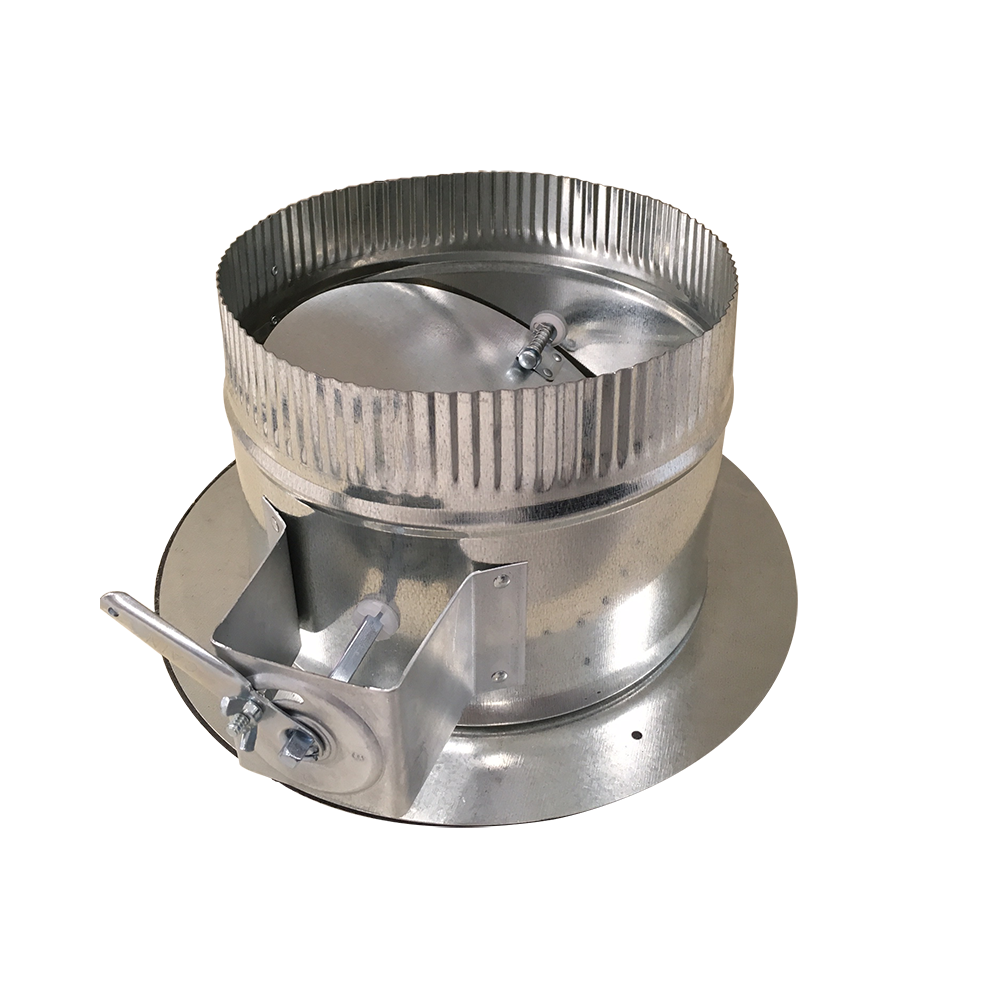 10" Air-Tite Take-off with Damper and 2" Stand-off for Flat Duct