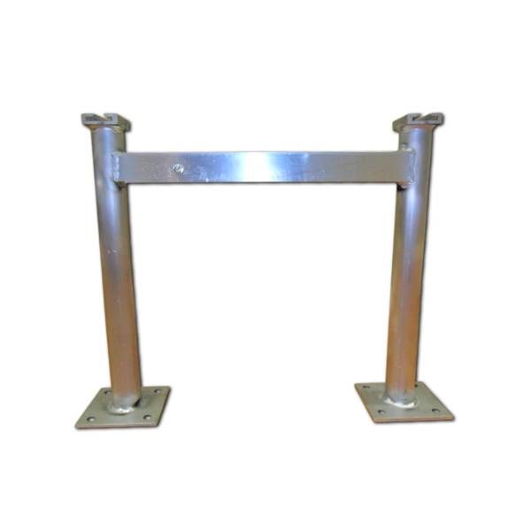 24" Standard Legs for I-Beams Flat Bar 5" Wide 18" to 27"