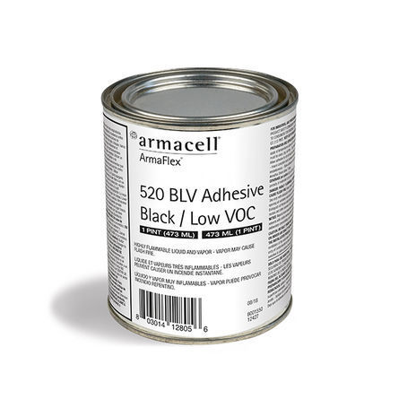 Tubing Insulation Glue 1-Pint #520 Black Low VOC