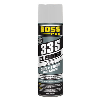 Boss 335 Spray Foam Gun Cleaner 12oz