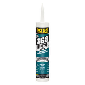 Boss 368 Butyl Rubber Sealant Gray 9.5 oz Cartridge