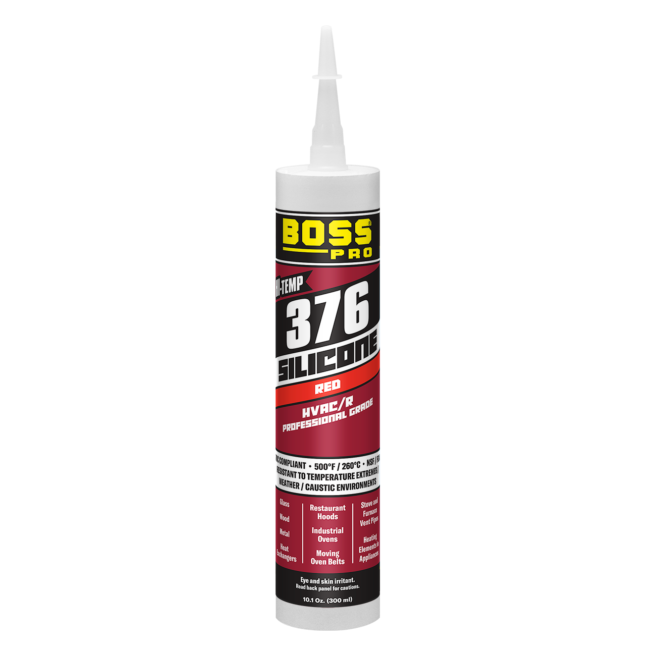 Boss 376 Hi Temp Silicone RED 10.1 oz