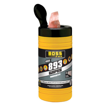 Boss 893 Dual Sided Abrasive Wipes