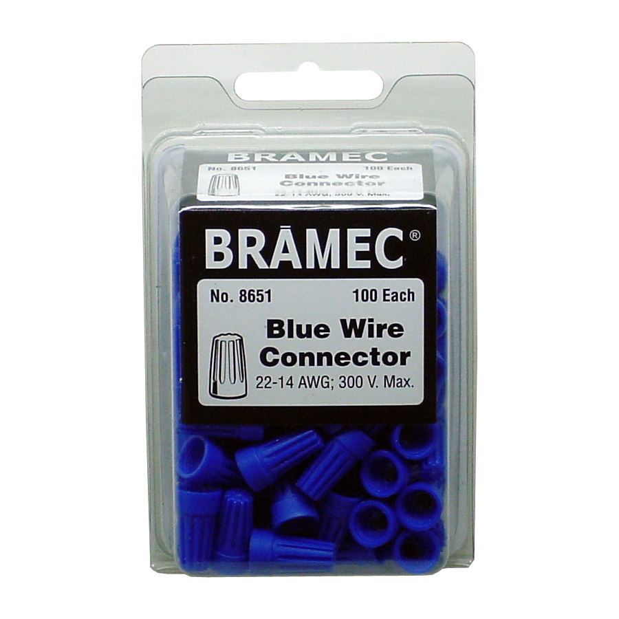 Wire Nuts Blue, 100/pkg