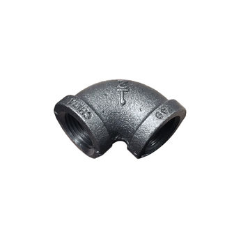 Black Iron 90-Degree Elbow - 1/2"