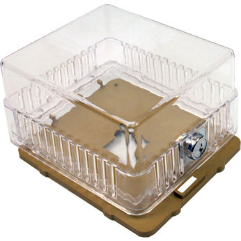 Locking Thermostat Cover, Clear, Plastic