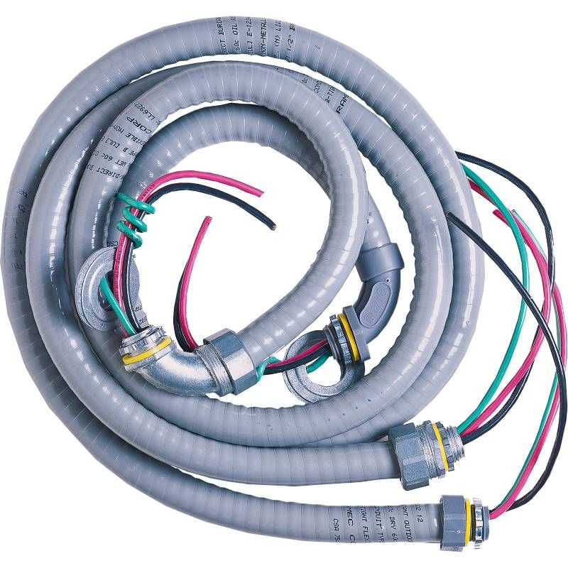 WHIP Non Metallic Conduit 3/4" x 6-ft, #8 THHN Wire