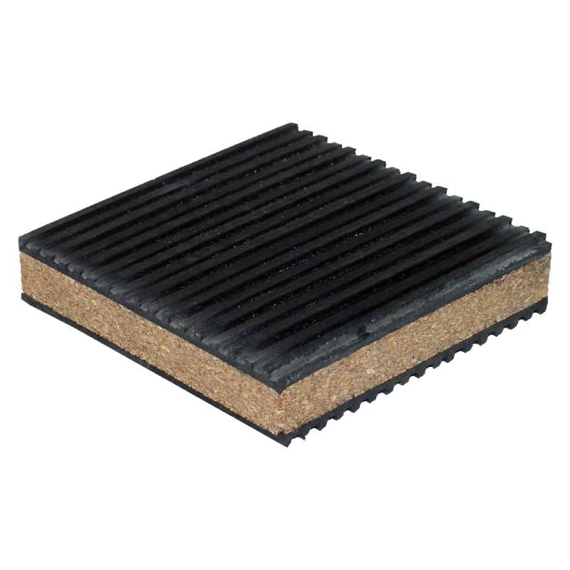 Anti-Vibration Pads Cork/Rubber 18 x 18 x 7/8"