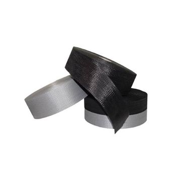 3" x 300-ft Webbing Strapping, Black, 8 Rolls/box