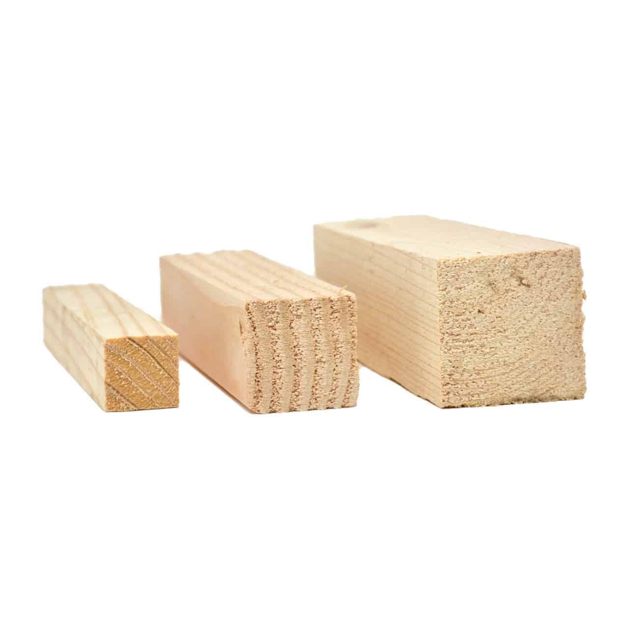 Buckaroos Wood Block 2 x 2 x 6