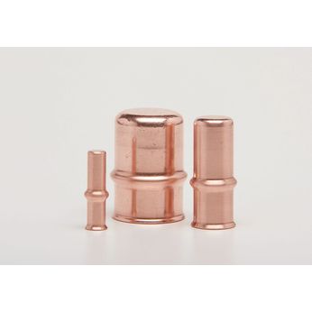 RLS Copper Press End Cap 1"