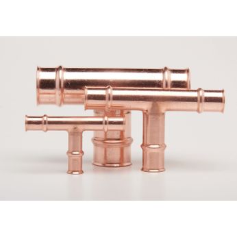 RLS Copper Press Tee 1-1/8"
