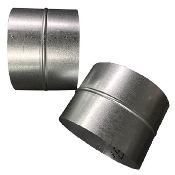 6" 26 Ga #842 Galv. Coupling